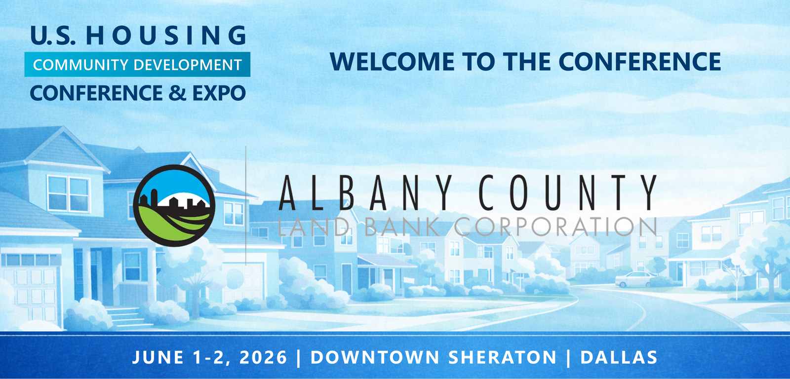 Representatives from The Albany County Land Bank Corporation will be attending the Conference
