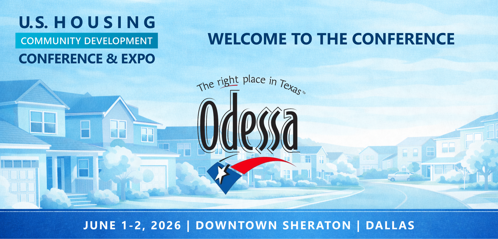 Representatives from City of Odessa will be attending the Conference