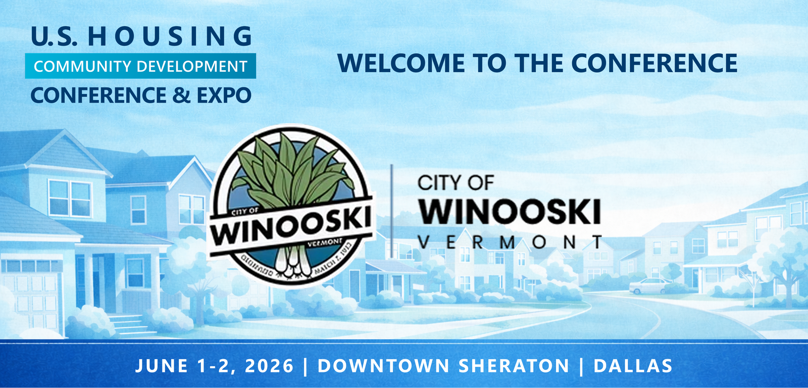 Representatives from The City of Winooski will be attending the Conference