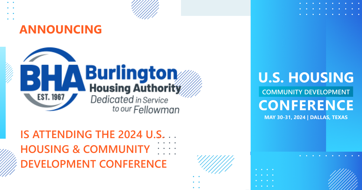 Burlington Housing Authority will be attending the 2024 Conference US