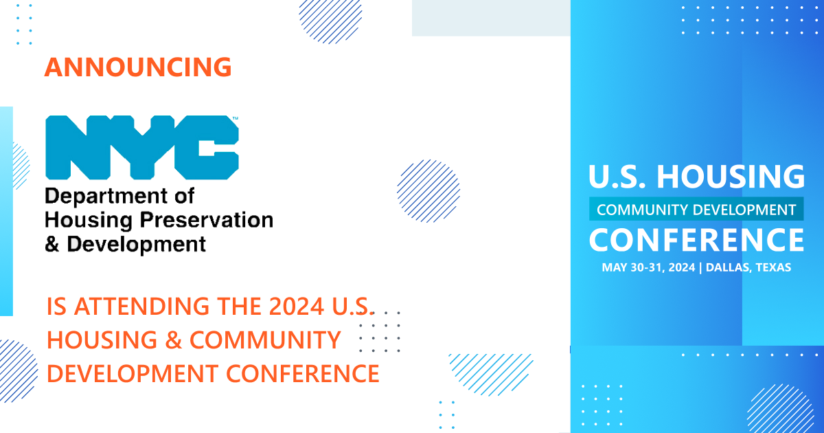 New York City Dept. Housing Preservation & Development will be attending the 2024 Conference