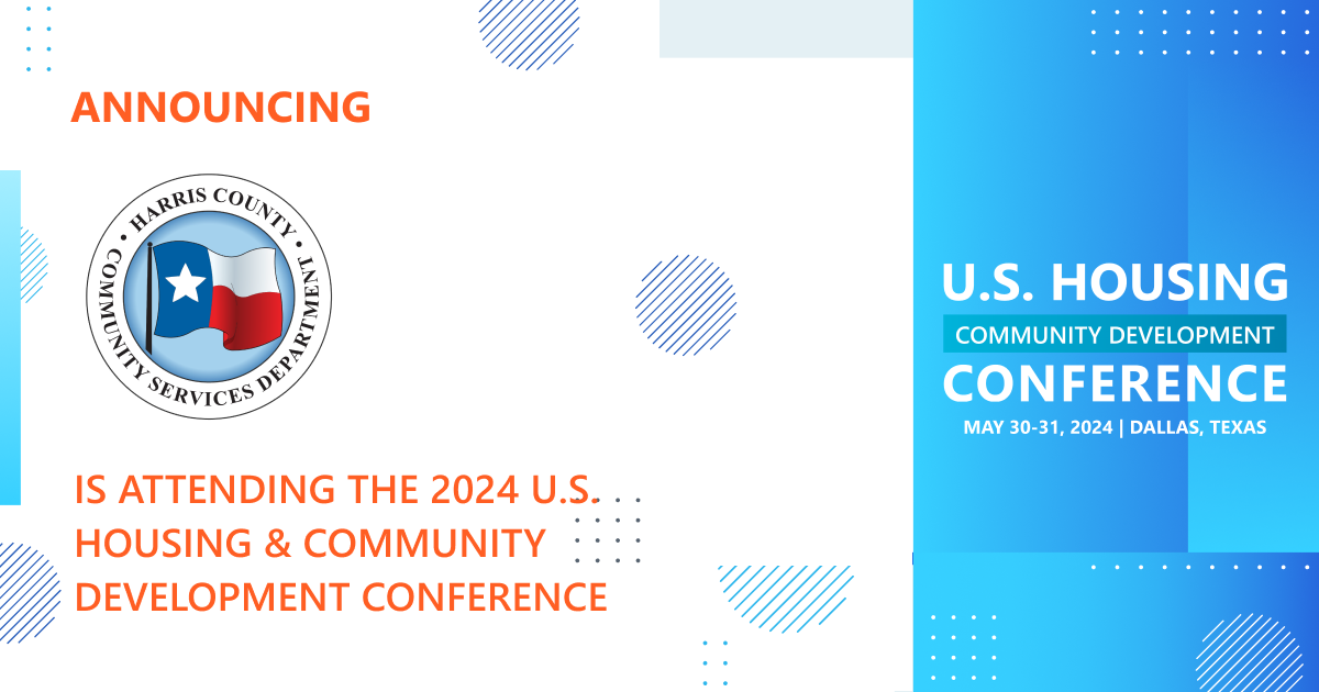 Harris County Housing & Community Development will be attending the 2024 Conference