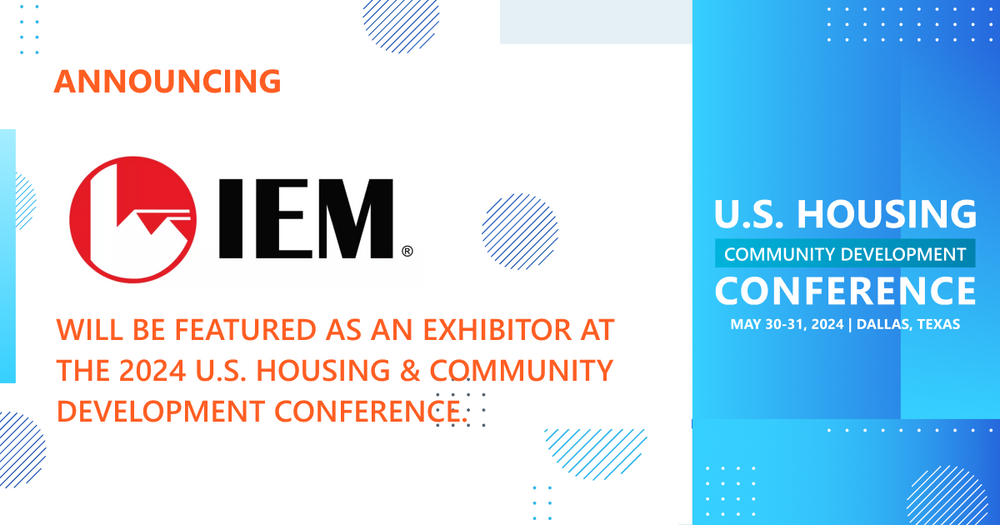 IEM is exhibiting at the 2024 conference US Housing & Community