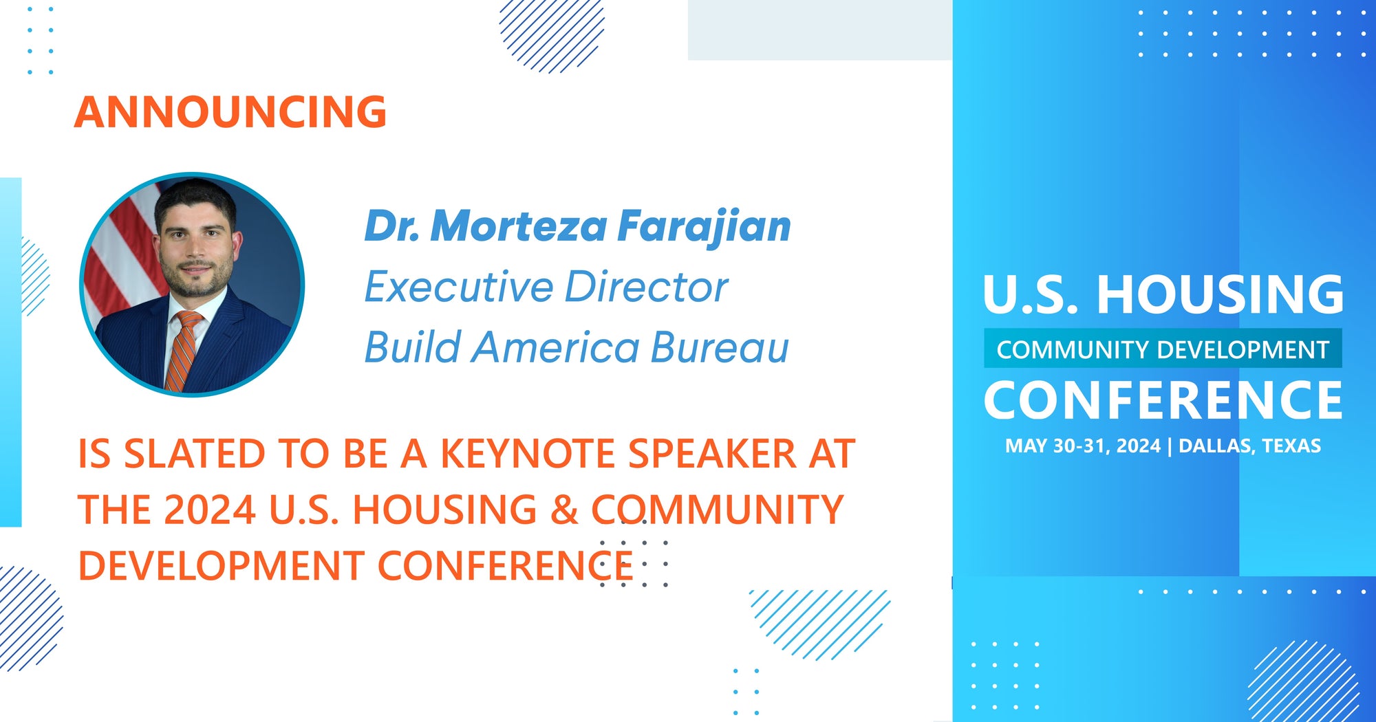 Dr. Morteza Farajian, Executive Director of the Build America Bureau