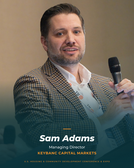 Sam Adams speaking at the 2026 conference