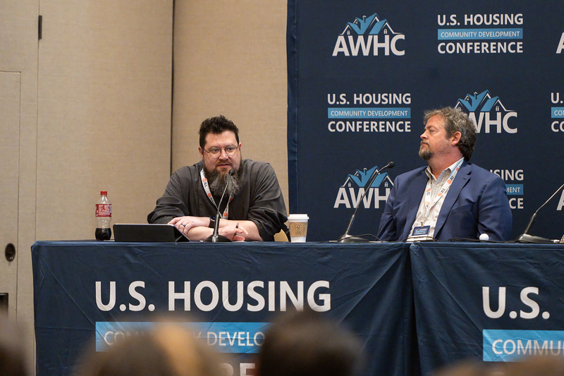 Jason Haskin speaking on smarter housing delivery at the 2026 conference